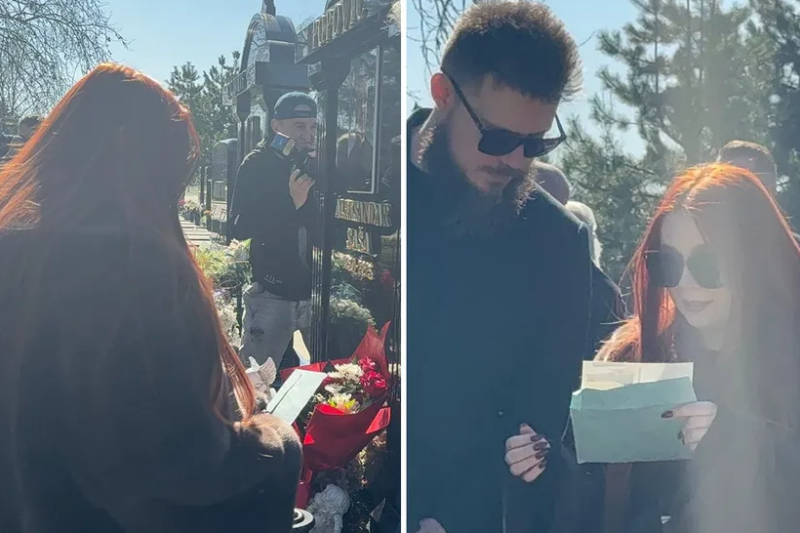 Aleksandru Popović nakon pomena sačekao jedan čovek i uručio joj kovertu: Čim je otvorila, Sašina ćerka je briznula u plač