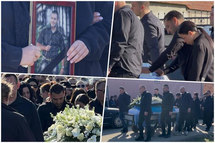 Najpotresnije scene sa sahrane Dragana Lazića: Darko se ne odvaja od sanduka, udovicu pridržavaju, Branka zanemela od bola
