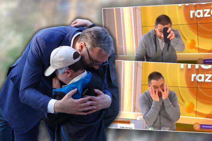 Ovako su voditelji “Nove S” ismevali suze malog Andrije – Imitirali prskanje suzavca detetu u oči: “Znaš kako je ovo snimano, Vučić mu rekao…”