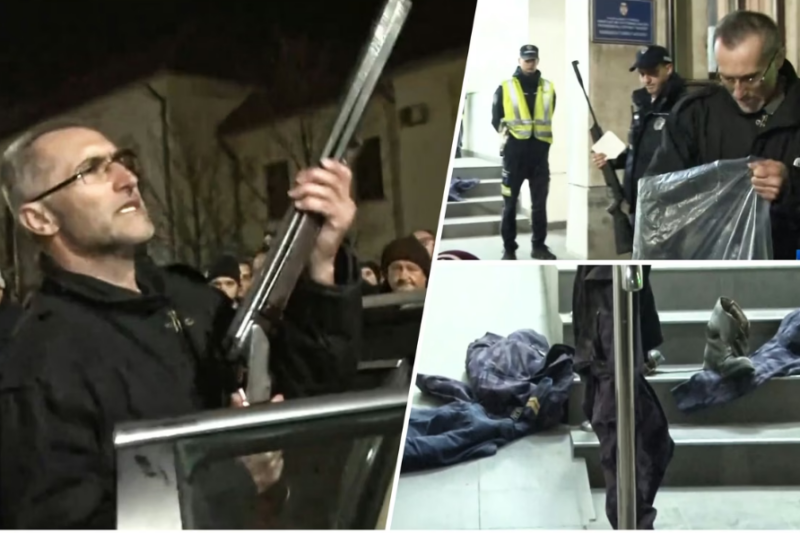 Poljoprivrednik Milan objasnio zašto je bacio uniformu sa Kosova pred policajcima: “Država za koju sam se borio više ne postoji”